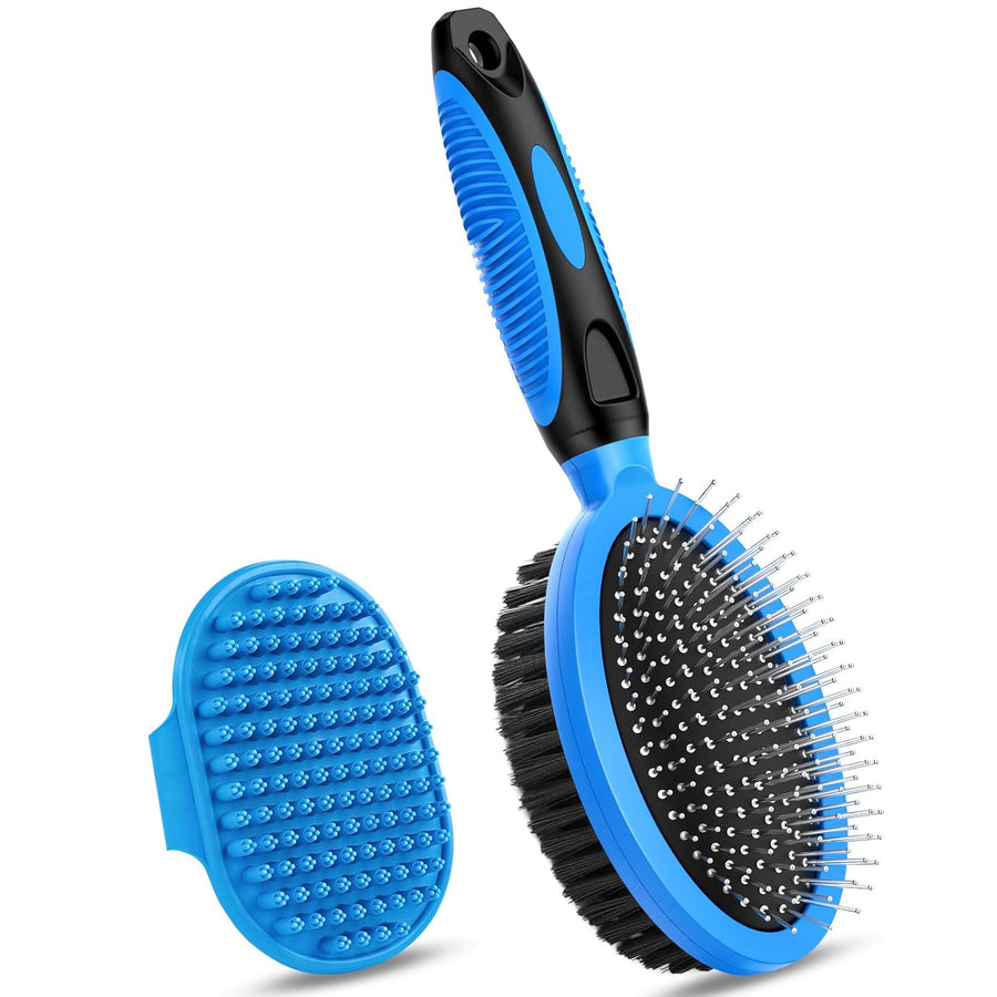 Double-Sided Pet Grooming Brush | Help Lift Loose Fur with Ease