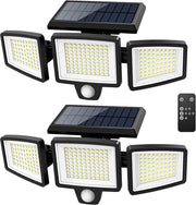 Solar Power Motion Light | 2500LM Waterproof with Remote Control for Home Security and Illumination