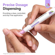 Cuticle Oil Pusher Pen Ceramic Tip for Dry Cuticle Repair 2-In-1 