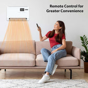 New Generation Smart Wall Heater |  1500W Fast Heating with Thermostat and Remote Control 