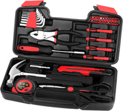 144-Piece Pink Household Tool Set | Everyday Fixes in One Case