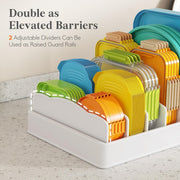 Kitchen Lid Organizer | Keep Food Container Lids Easy to Find