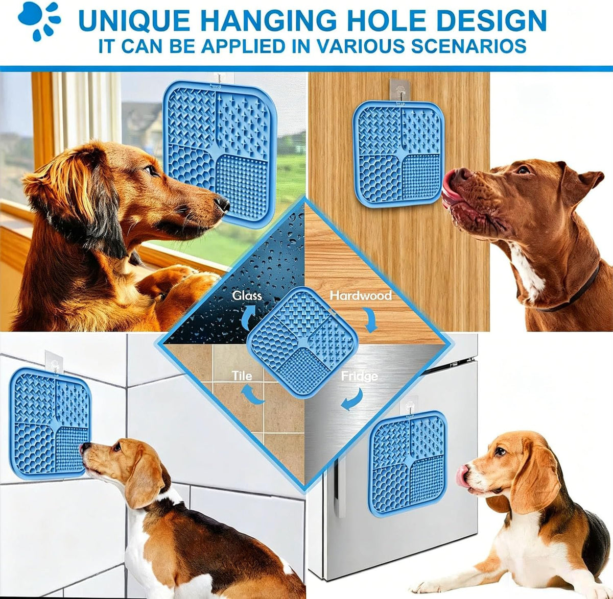 Suction Lick Mat for Dogs and Cats | Keep Them Busy During Grooming