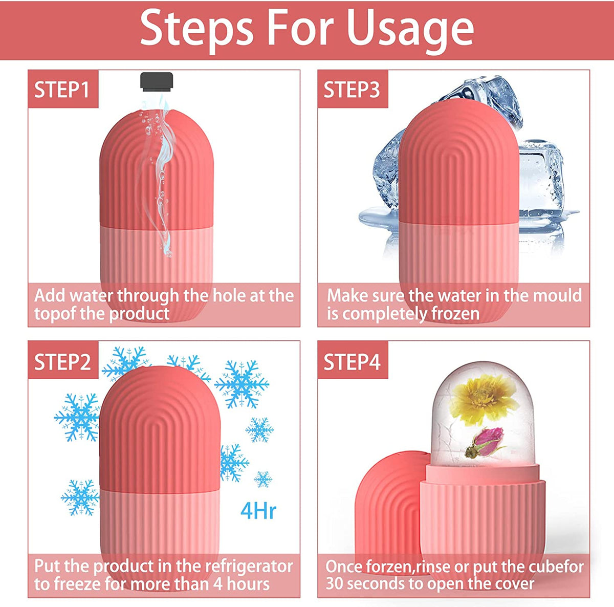 Reusable Ice Roller | A Refreshing Step for Face and Neck Care