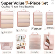 Compression Packing Cubes for Travel | Organized Packing for Every Trip