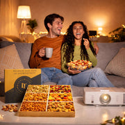 Movie Night Gift Basket - Gourmet Mixed Dried Fruit & Nuts Variety Box, Healthy Gifts Dad Men Women Fathers Day Gift Ideas