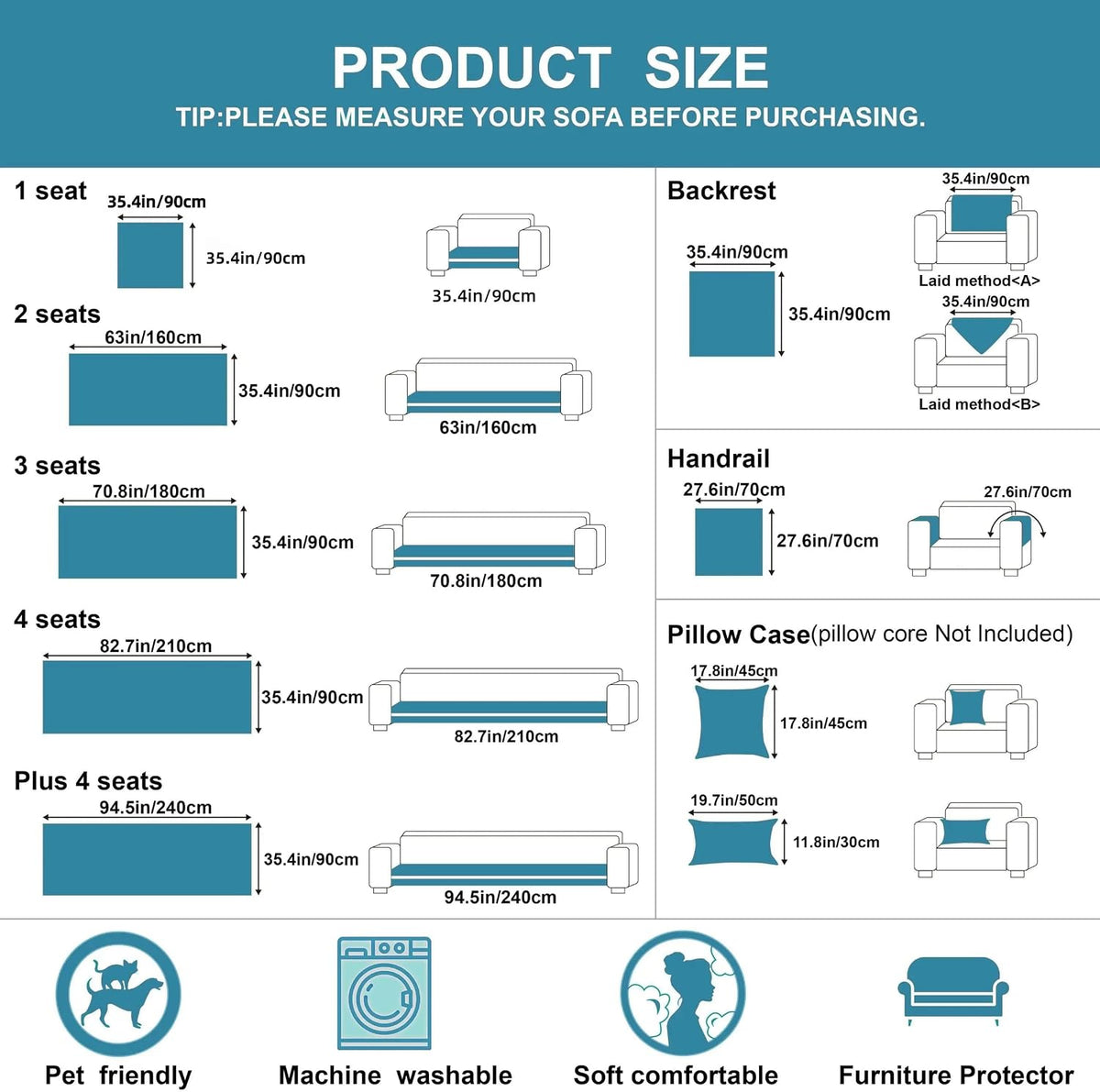 Washable Sofa Cover | Everyday Protection for Your Favorite Seat