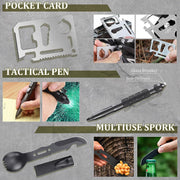 Survival Kits, 14 in 1 Survival Gear Camping Essentials 