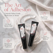 Newly Upgraded 10g Quick-Drying Semi-Solid Nail Glue with 10ml Remover