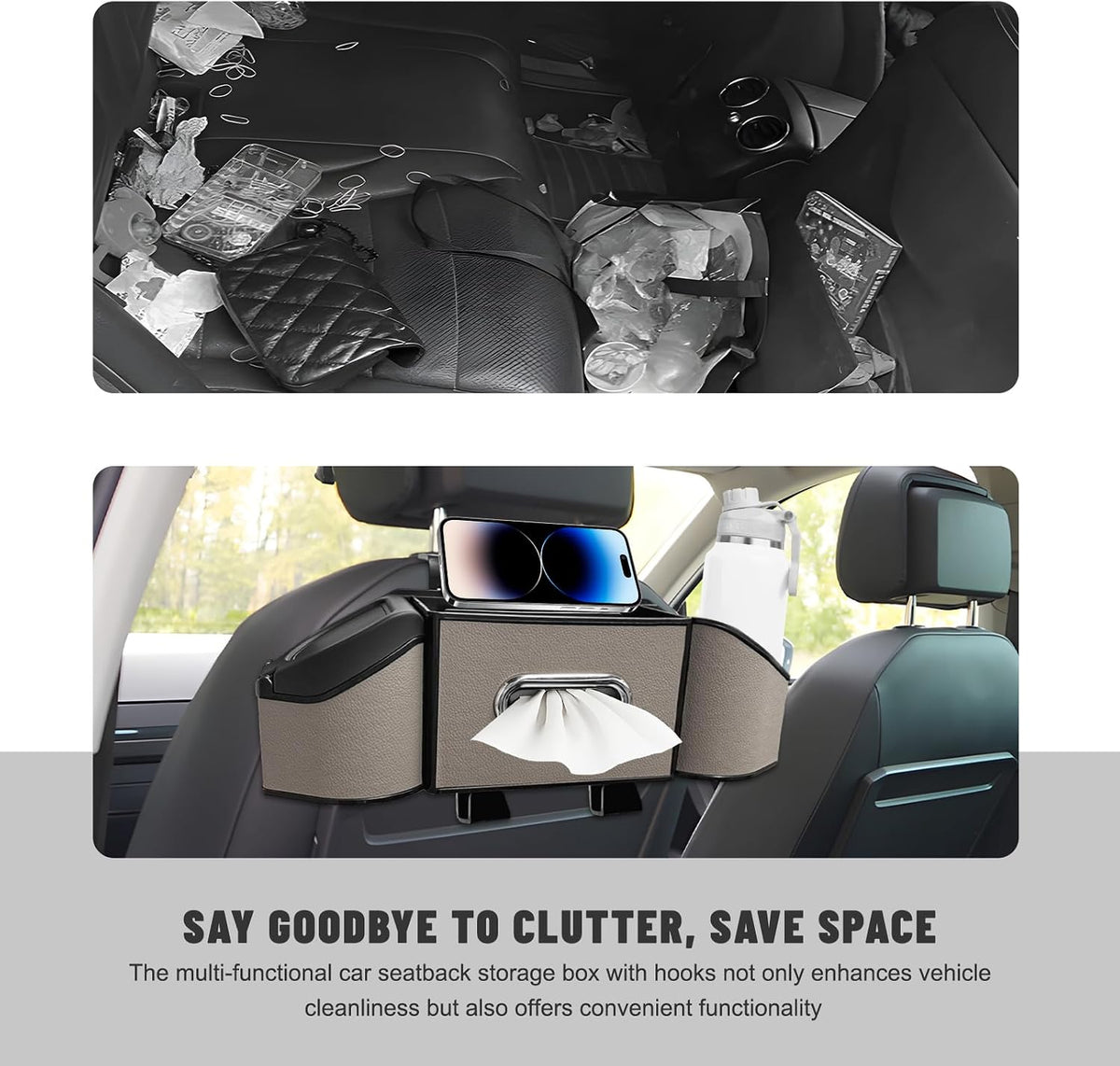 Car Backseat Organizer | Keep Drives Tidier and Essentials Within Reach