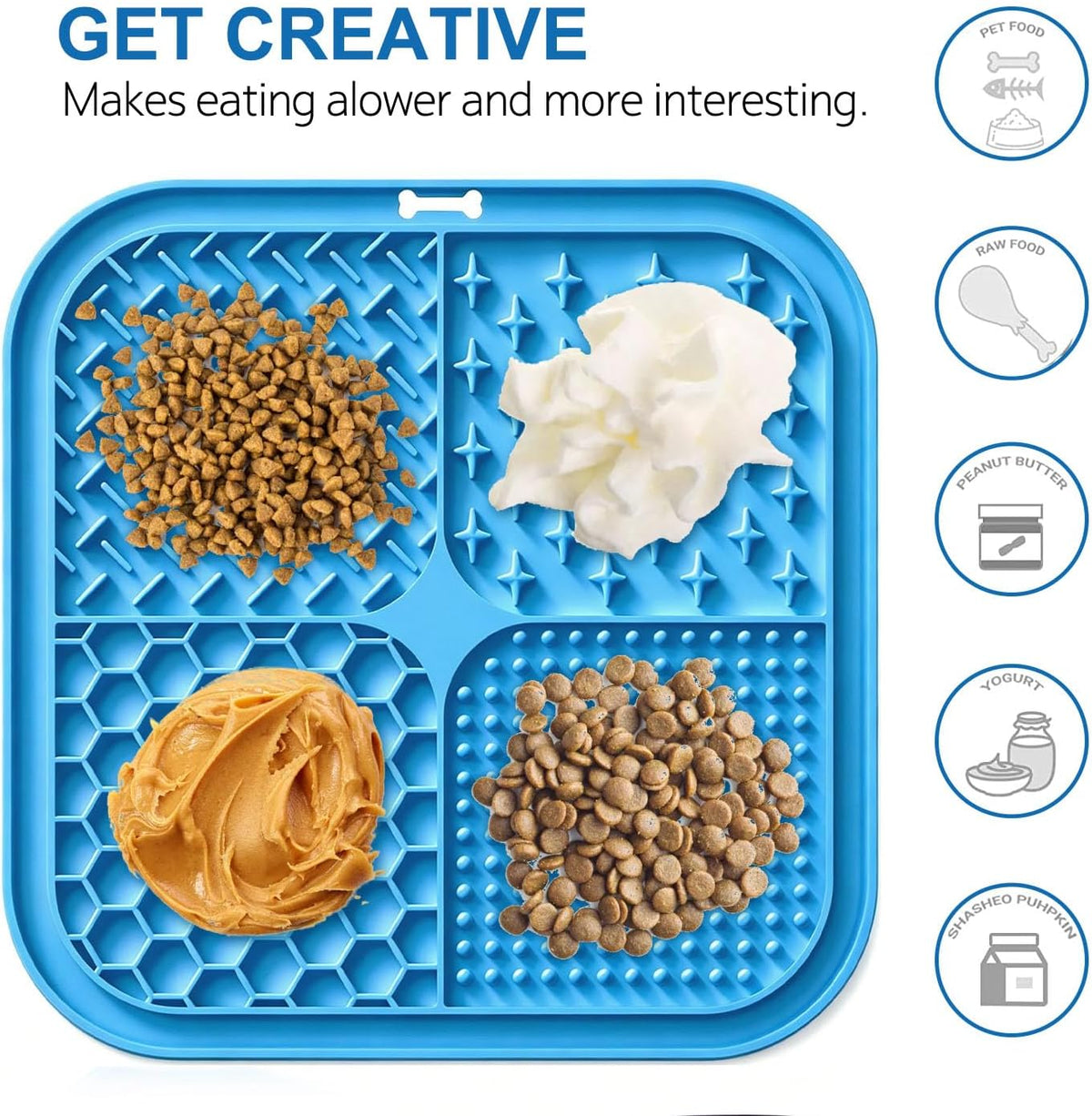 Suction Lick Mat for Dogs and Cats | Keep Them Busy During Grooming