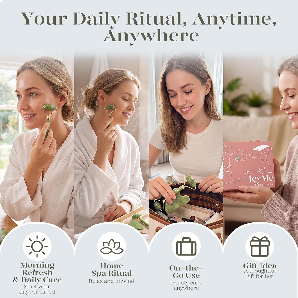 Magic Massage tools and Jade Roller Set | An Easy Addition to Your Skin Routine