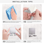 Self-Adhesive Razor Hook Set | Keep Shower Essentials Off the Shelf