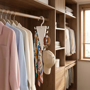 V-Shape 12-Hook Rotating Hanger, 360° Space Saving Closet Organizer