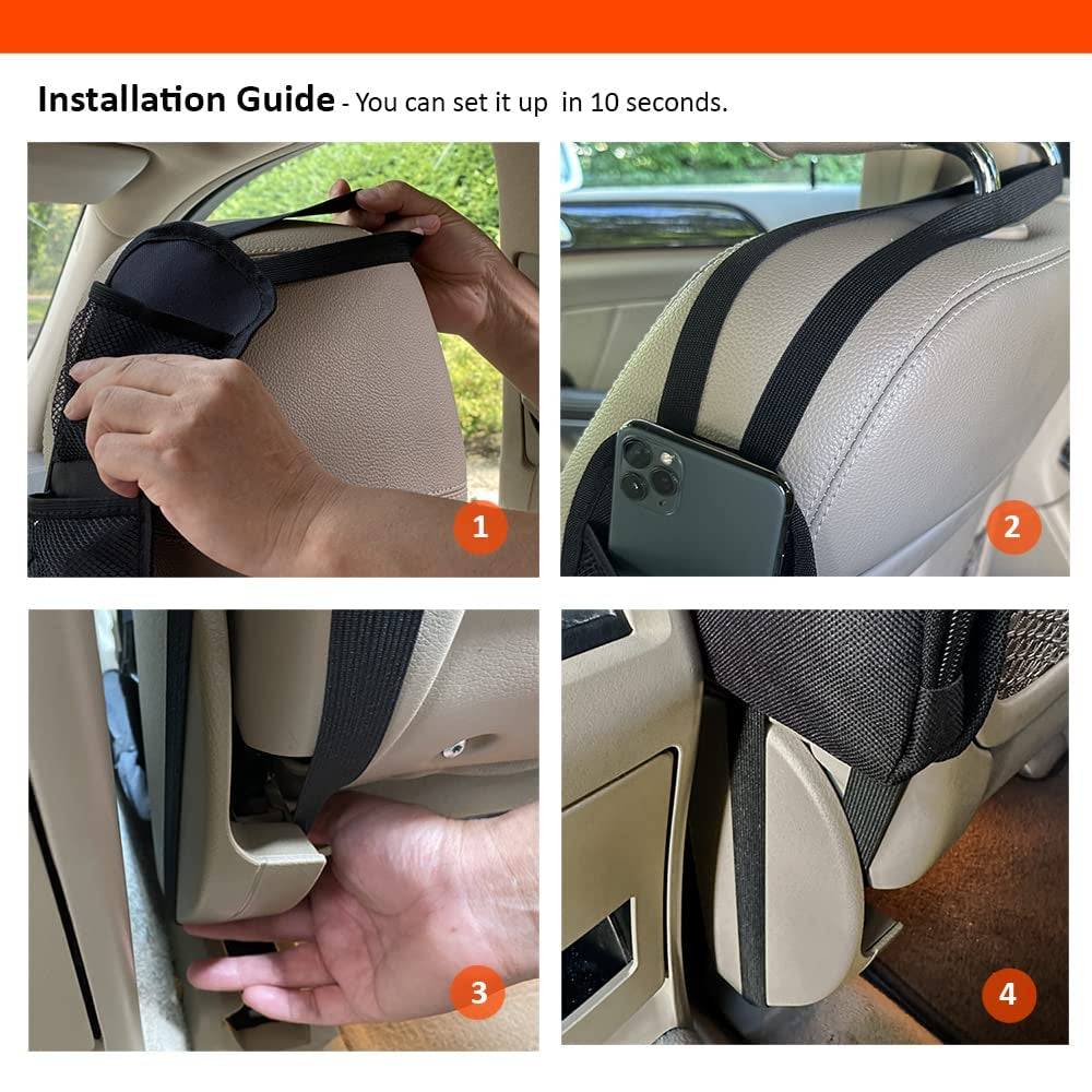 Car Seat Side Organizer | Keep Everyday Essentials Within Reach