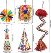 Bird Rope Perch with Bell | A Playful Place to Climb and Chew