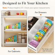 Kitchen Lid Organizer | Keep Food Container Lids Easy to Find