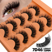 Fluffy Eyelashes 8D Volume False Lashes 5 Pairs 