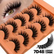Fluffy Eyelashes 8D Volume False Lashes 5 Pairs 