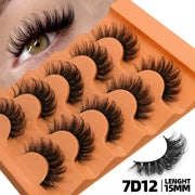 Fluffy Eyelashes 8D Volume False Lashes 5 Pairs 