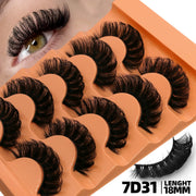 Fluffy Eyelashes 8D Volume False Lashes 5 Pairs 