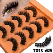 Fluffy Eyelashes 8D Volume False Lashes 5 Pairs 