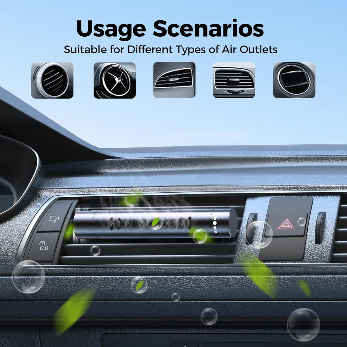 Car Diffuser Set with Refill Sticks | A Personal Scent for Every Drive