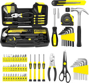144-Piece Pink Household Tool Set | Everyday Fixes in One Case