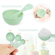 Face Mask Mixing Bowl Set,  11 Pcs DIY Facemask Mixing Tool Kit with Facial Mask Bowl Stick Spatula Silicone Brush Spray Bottle Puff Soaking Bottle Gauges