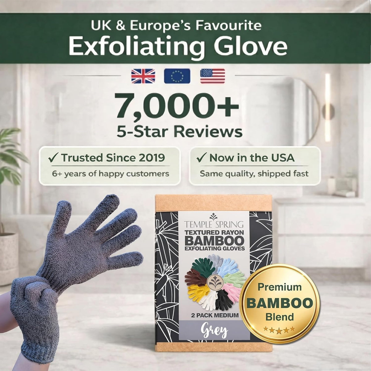 Exfoliating Shower Gloves | Smooth Care for Your Daily Routine
