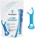 3-in-1 Floss Picks with Tongue Scraper | Freshen Up On the Go