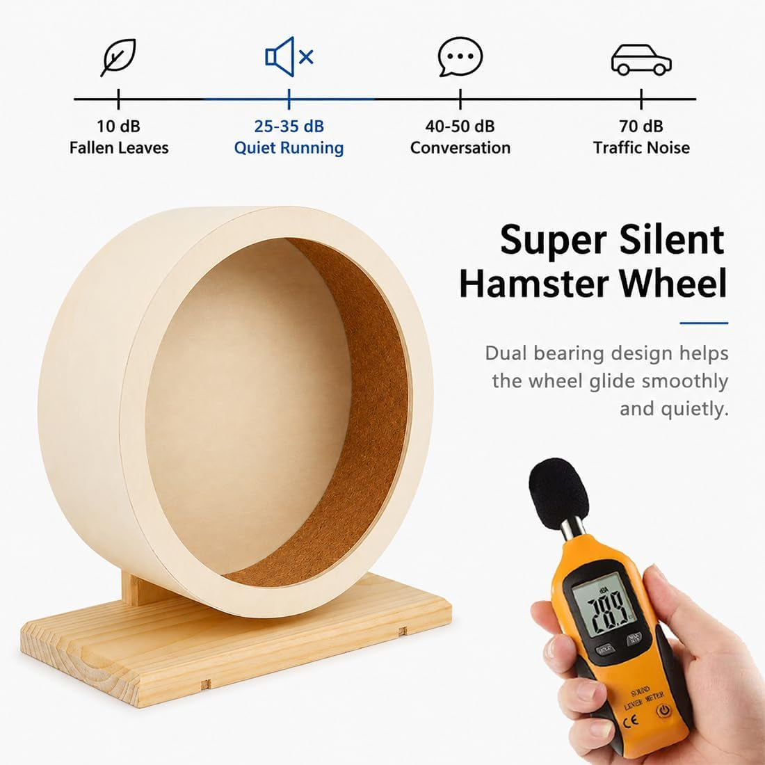 Hamster Activity Set with Quiet Wheel | Everyday Play for Small Pets