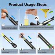 Car Diffuser Set with Refill Sticks | A Personal Scent for Every Drive