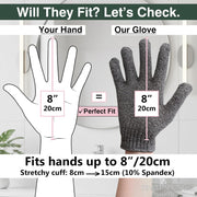 Exfoliating Shower Gloves | Smooth Care for Your Daily Routine
