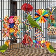 Bird Rope Perch with Bell | A Playful Place to Climb and Chew