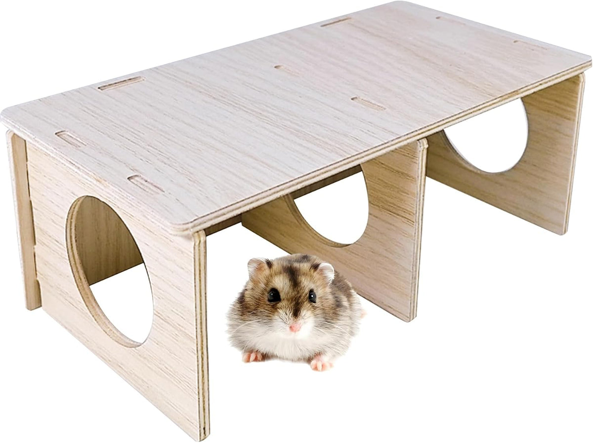 Wooden Hamster Hideout Maze | More Ways to Explore and Nest
