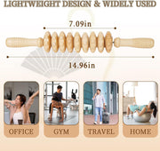Wooden Massage Roller | A Simple Tool for Post-Workout Routines