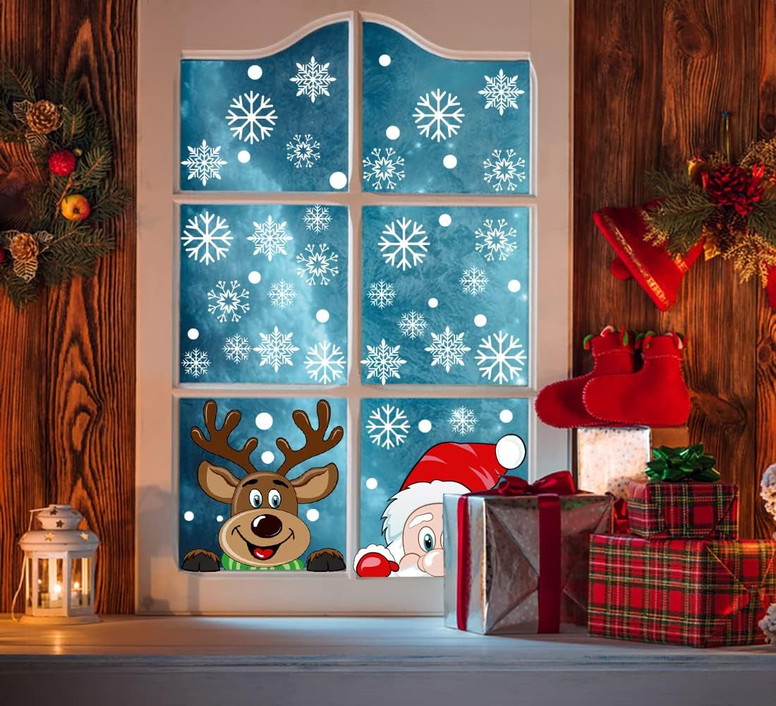 Christmas Window Clings | An Easy Festive Touch for Every Room