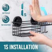Suction Cup Shower Caddy | Keep Daily Essentials in One Place