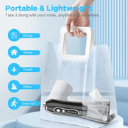 Water Dental Flosser Teeth Pick -Portable Oral Irrigator with 5 Modes, Rechargeable IPX7 Waterproof Orthodontic Teeth Cleaner Pick Cordless for Home Travel-300Ml Water Tank