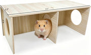 Wooden Hamster Hideout Maze | More Ways to Explore and Nest