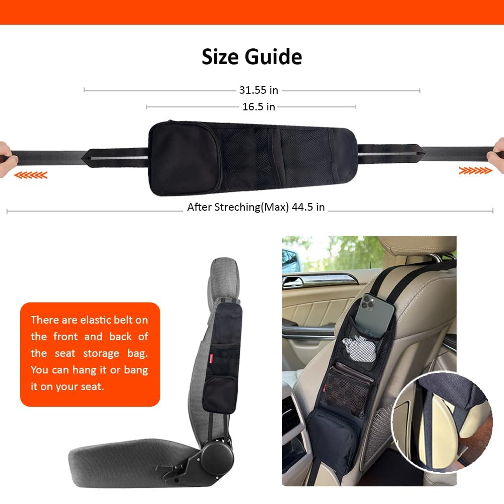 Car Seat Side Organizer | Keep Everyday Essentials Within Reach