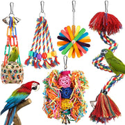 Bird Rope Perch with Bell | A Playful Place to Climb and Chew