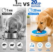 Slow Feeder Lick Bowl for Dogs | Make Treat Time Last Longer