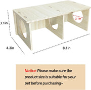 Wooden Hamster Hideout Maze | More Ways to Explore and Nest