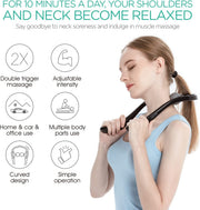 Neck Massager Shiatsu Deep Tissue Dual Trigger Point for Pain Relief