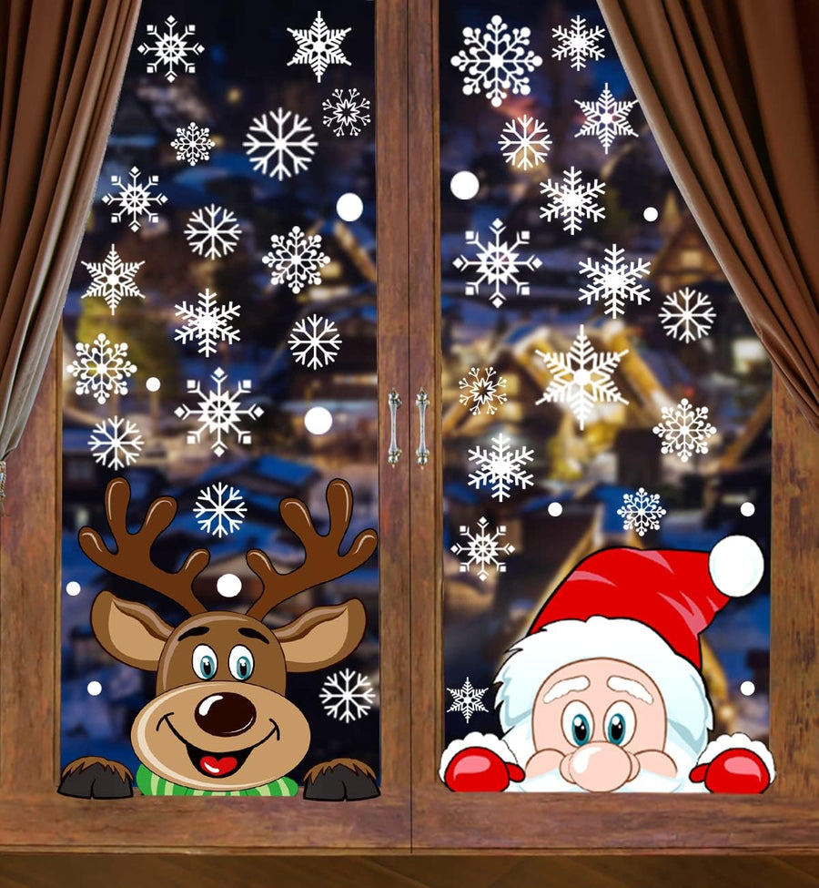 Christmas Window Clings | An Easy Festive Touch for Every Room