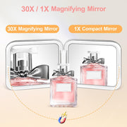 30X Compact Magnifying Mirror | Clearer Detail for Quick Touch-Ups