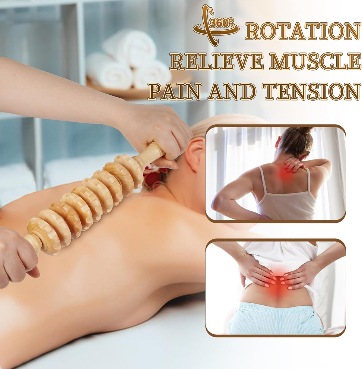 Wooden Massage Roller | A Simple Tool for Post-Workout Routines
